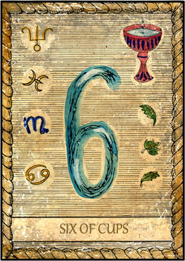 Tarot Card - 6 of Cups