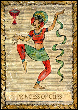 Tarot Card - Princess of Cups